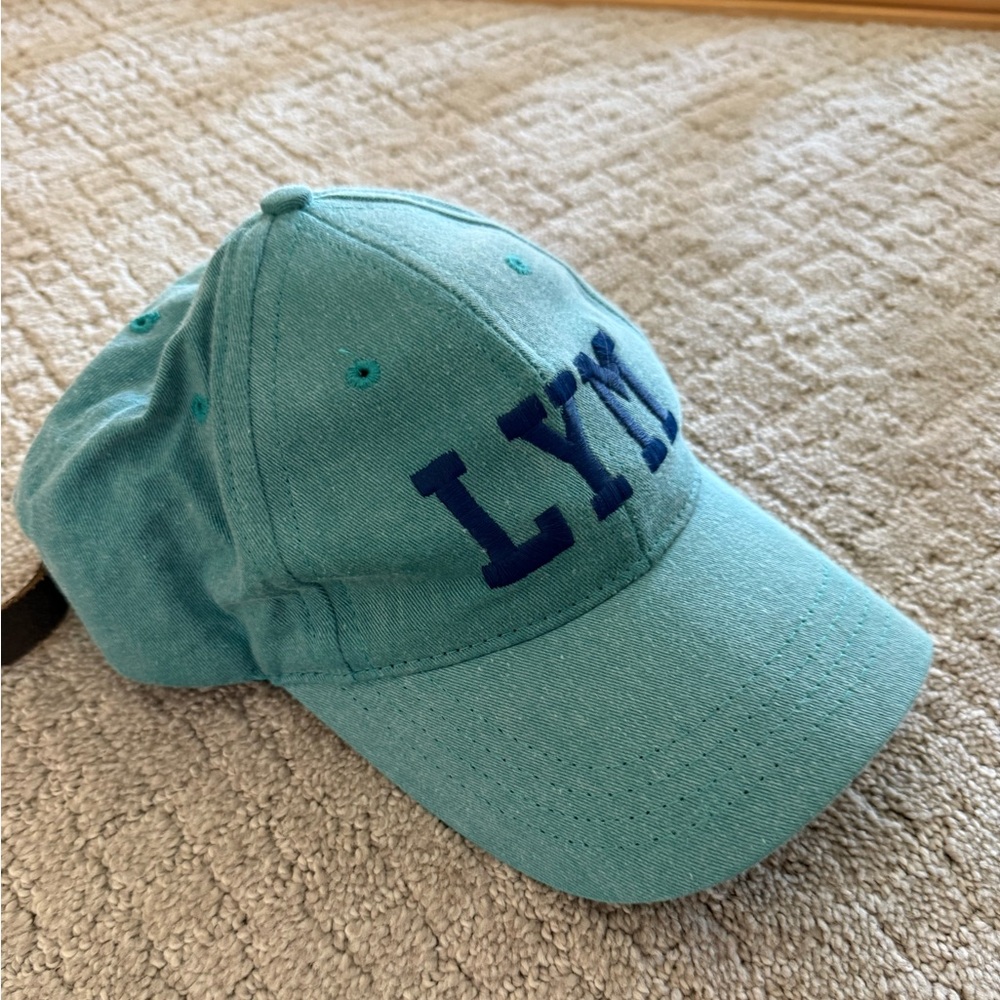 Love Your Melon Teal Cap with Navy Letters